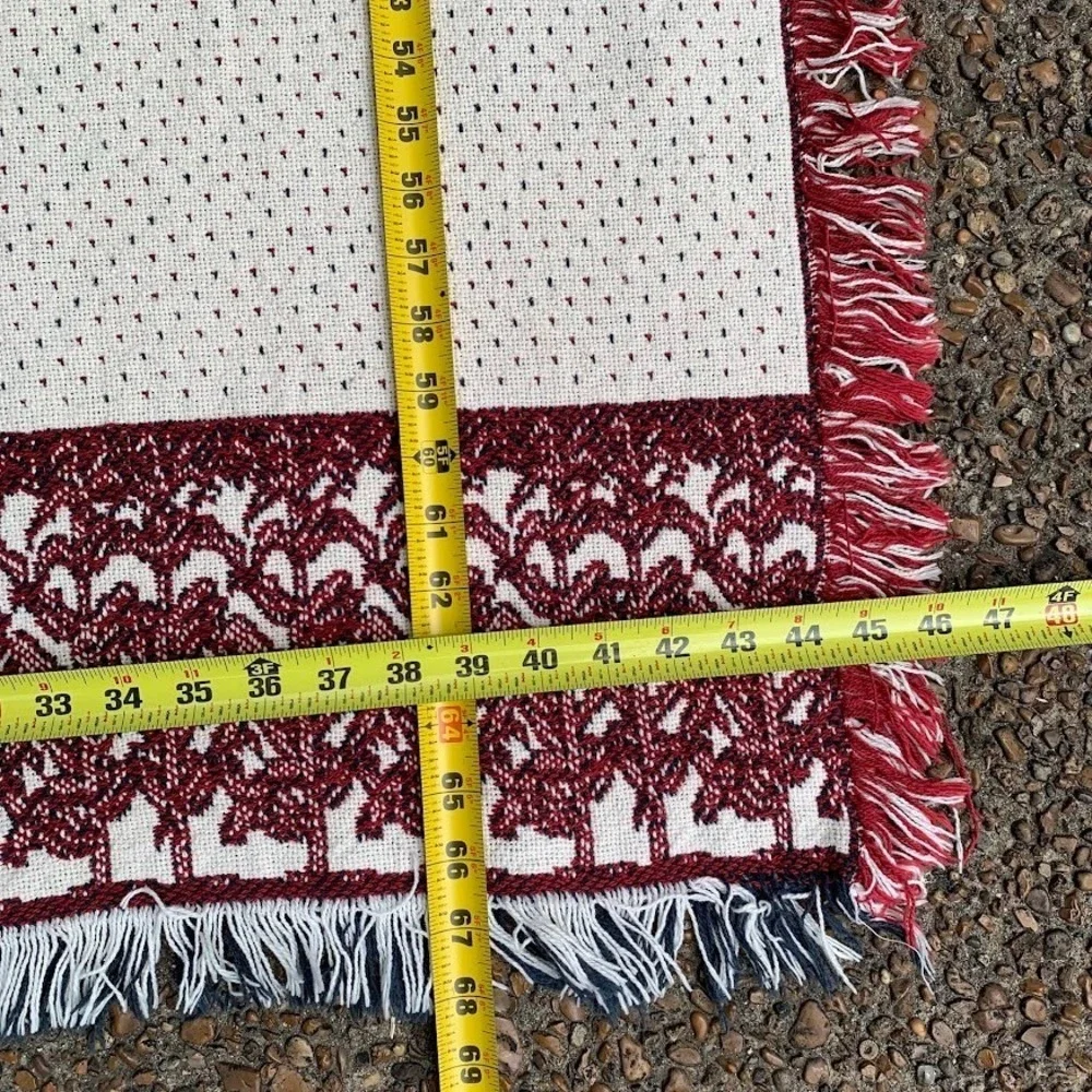 Crop‎ Production Services 2008 Woven Throw Blanket Tapestry Farming Corn Tractor